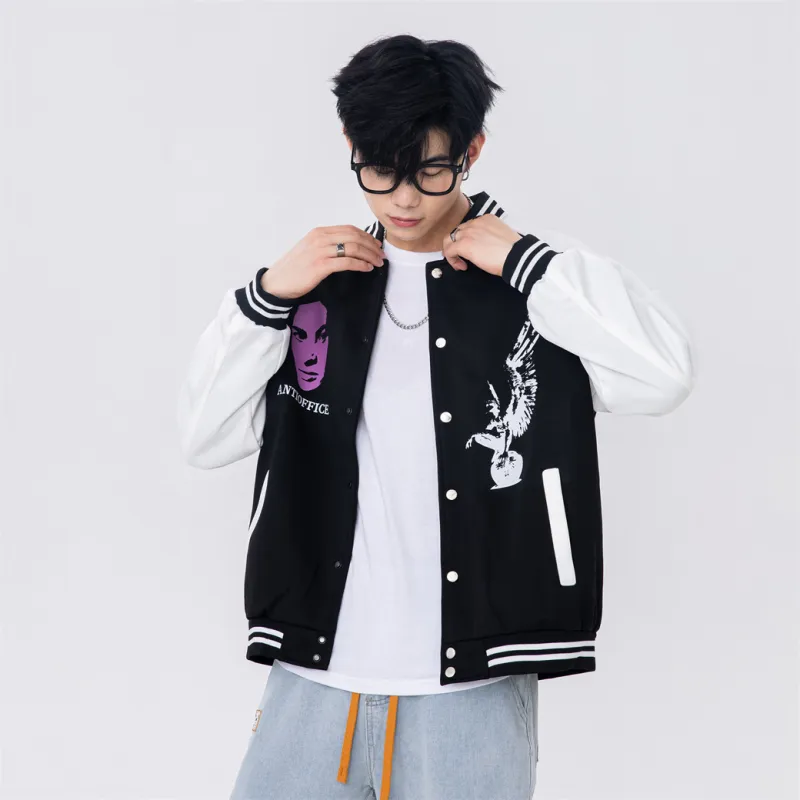 Antioffice Baseball Jacket Men's-5
