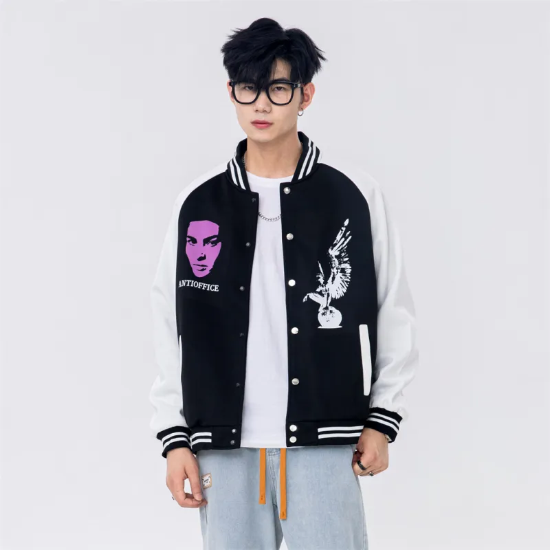 Antioffice Baseball Jacket Men's-2