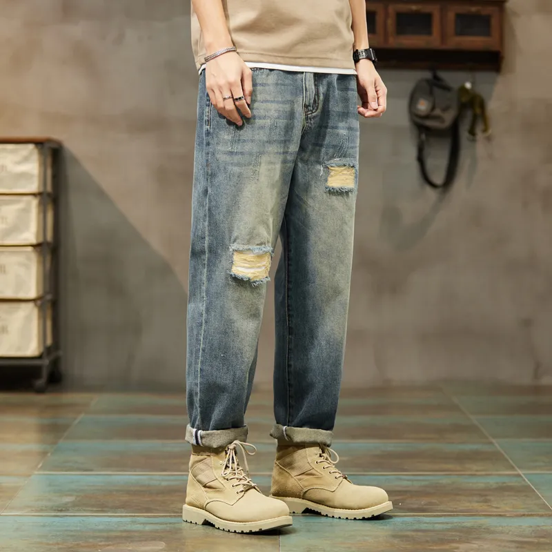 Antioffice Jeans Men's Vintage Blue-6