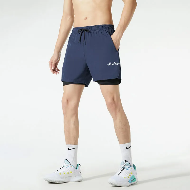 Antioffice Sports Shorts Unisex-15