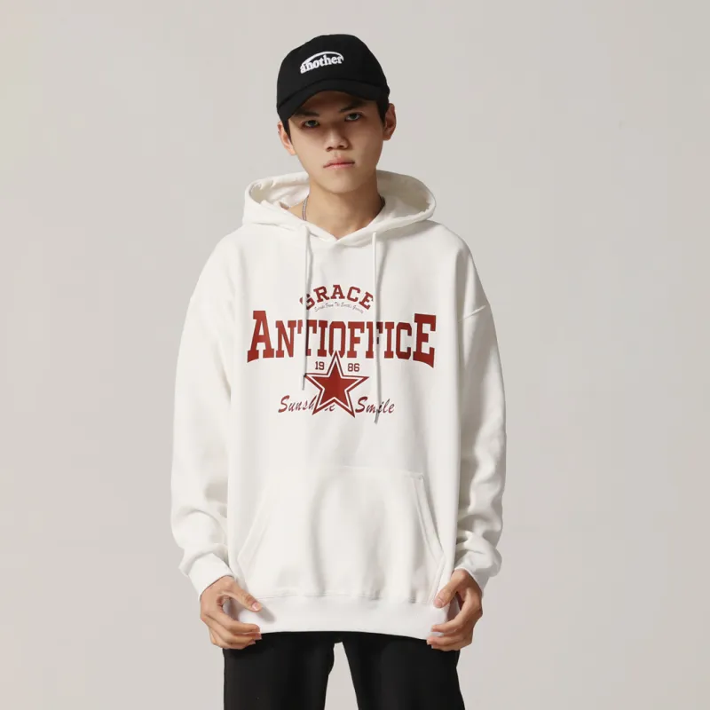 Antioffice Sweatshirt Unisex White-40
