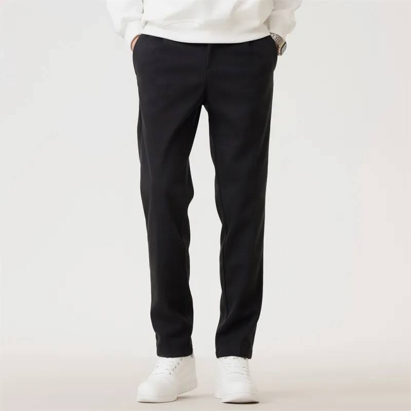 Antioffice Casual Pants Men Black-2