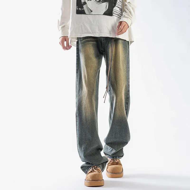 Antioffice Jeans Unisex Vintage Blue-4