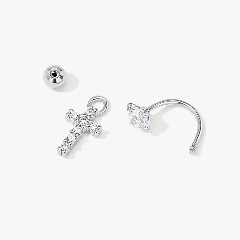 Lady Go Titanium Steel Earrings Unisex-2