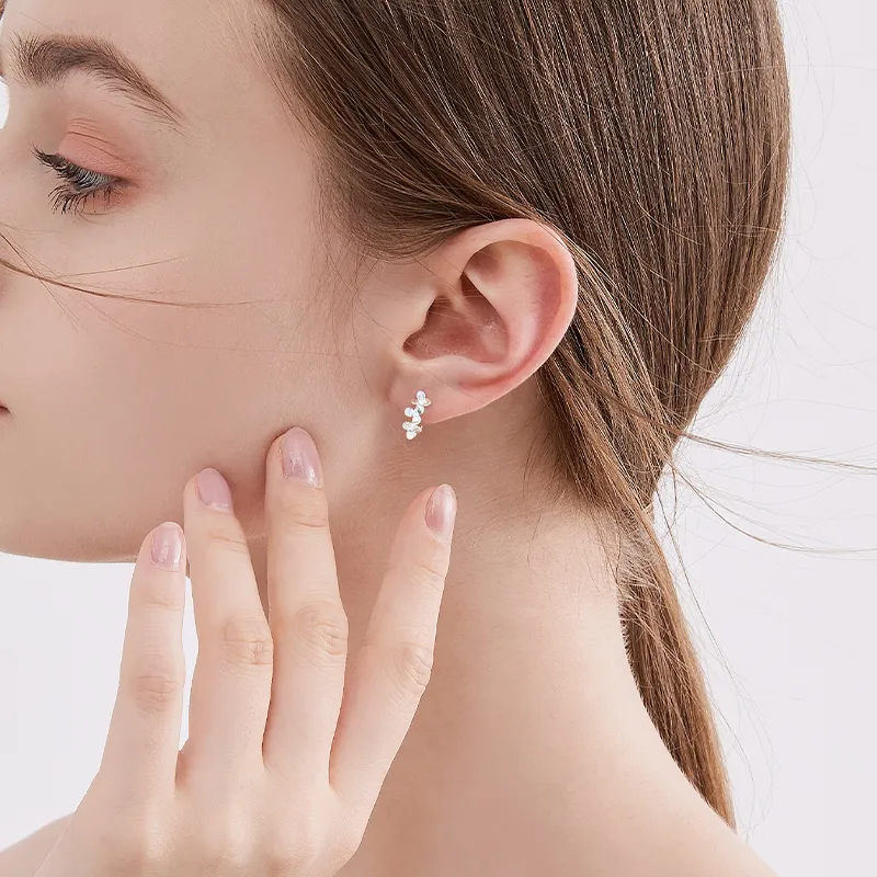 Lady Go Sterling Silver Earrings Women's-1