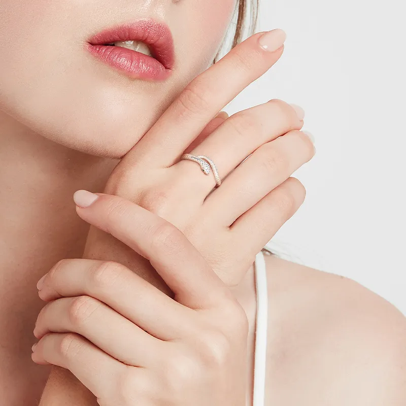 Lady Go Sterling Silver Rings Unisex-5