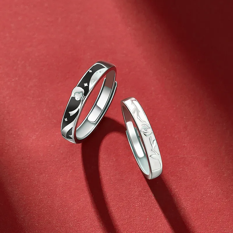 Lady Go Sterling Silver Rings Unisex-7