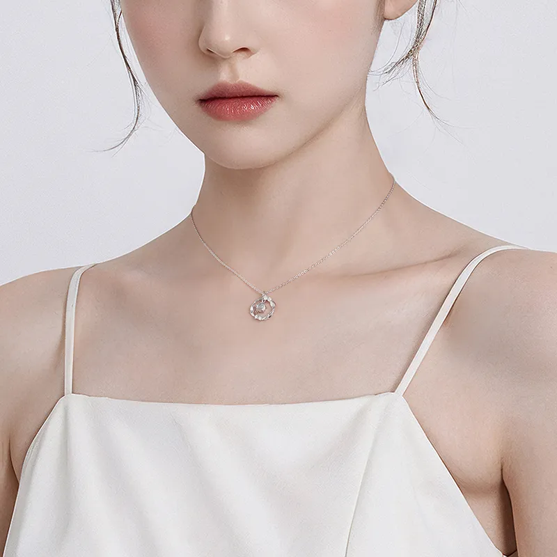 Lady Go Colored Glaze Jade Necklaces Women's-1
