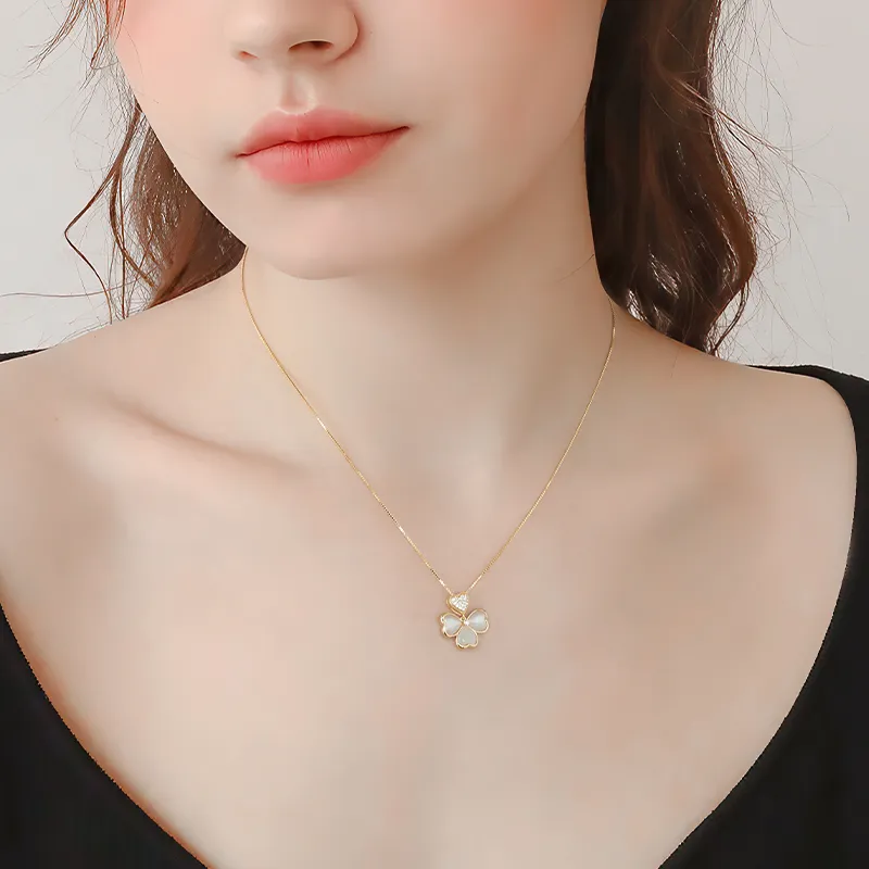 Lady Go Silver Necklaces Women's-1