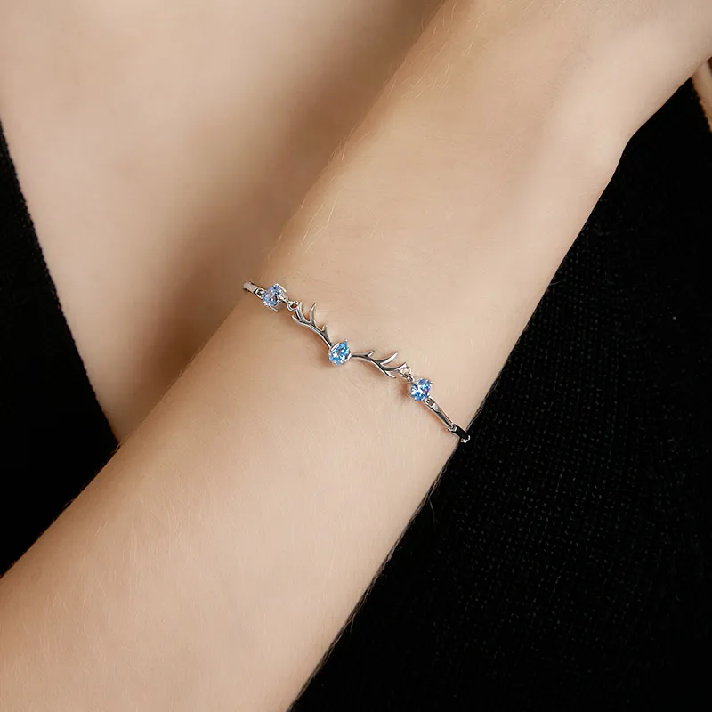Lady Go Silver Bracelets Women's-2