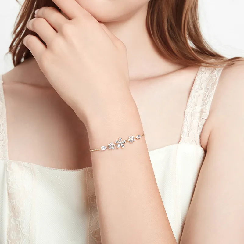 Lady Go Alloy Bracelets Women's Champagne Gold-3