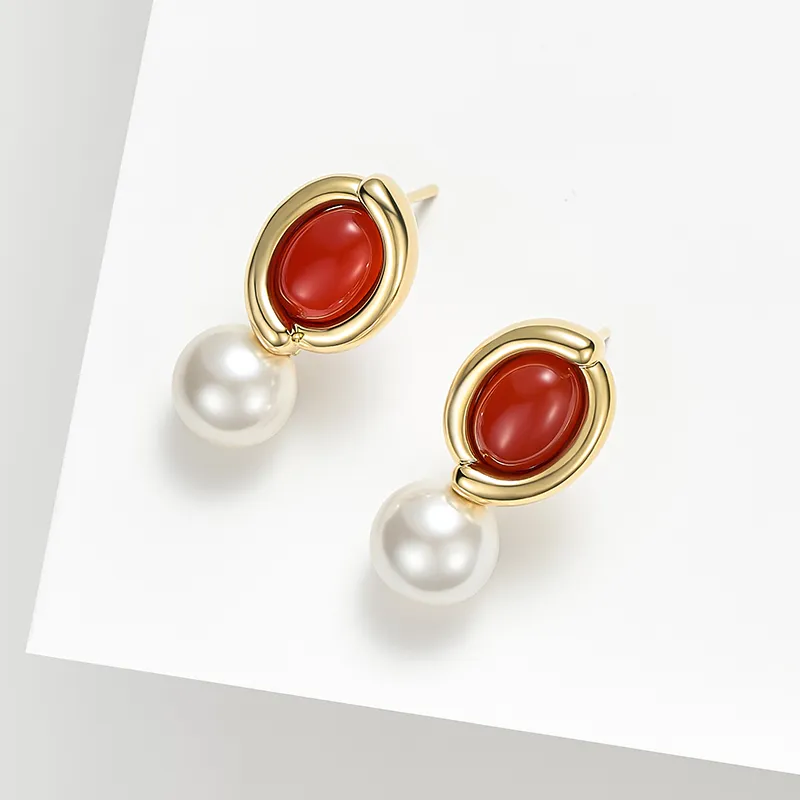 Lady Go Faux Pearl Earrings Women's-2