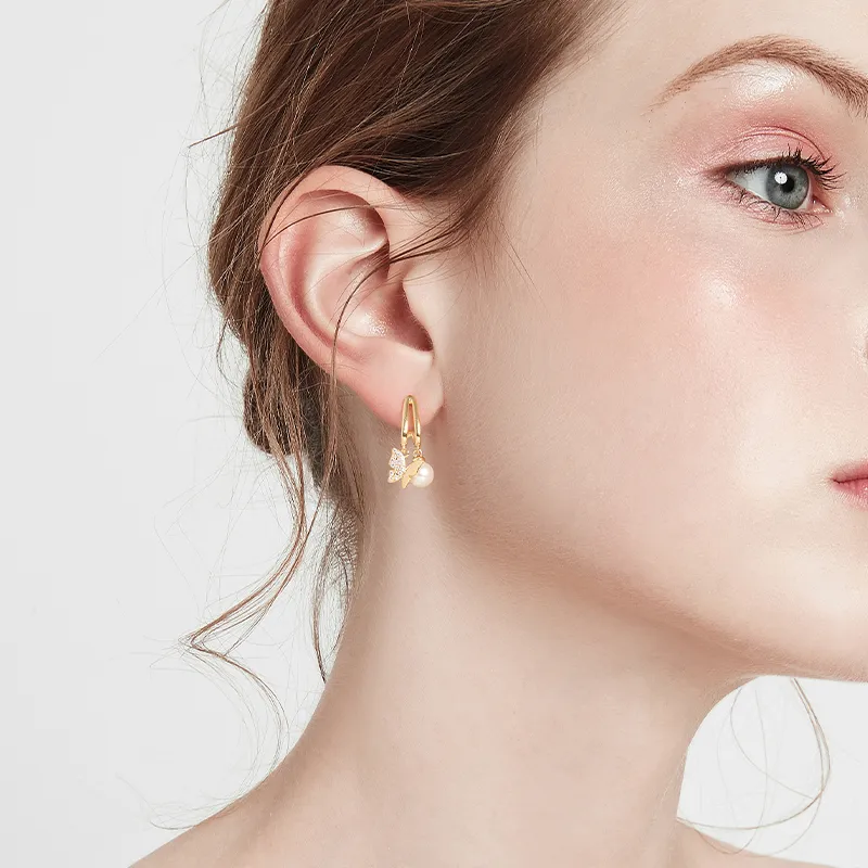 Lady Go Synthetic Zirconia Earrings Women's-1