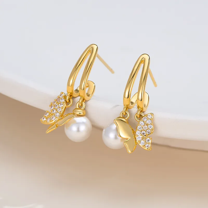 Lady Go Synthetic Zirconia Earrings Women's-2