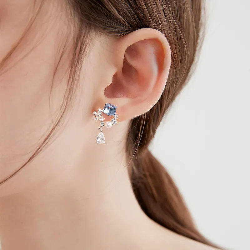 Lady Go S925 Silver Earrings Women's-3