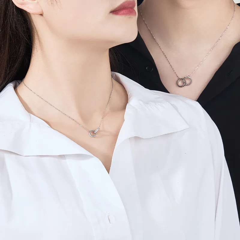 Lady Go S925 Silver Necklaces Unisex-3