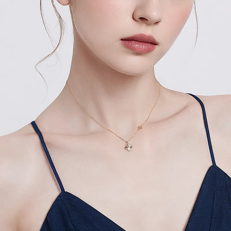 Lady Go Silver Necklaces Women's-8