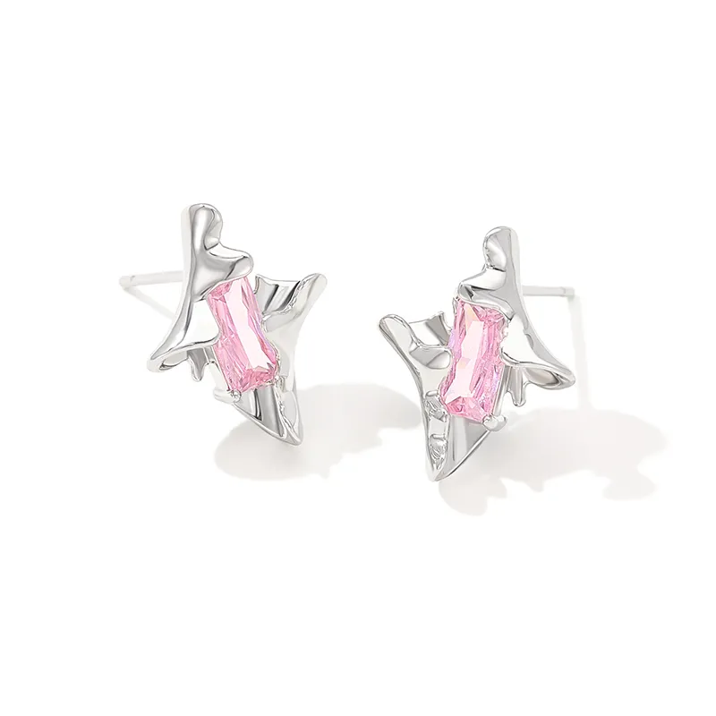 Lady Go S925 Silver Stud Earrings Women's-2
