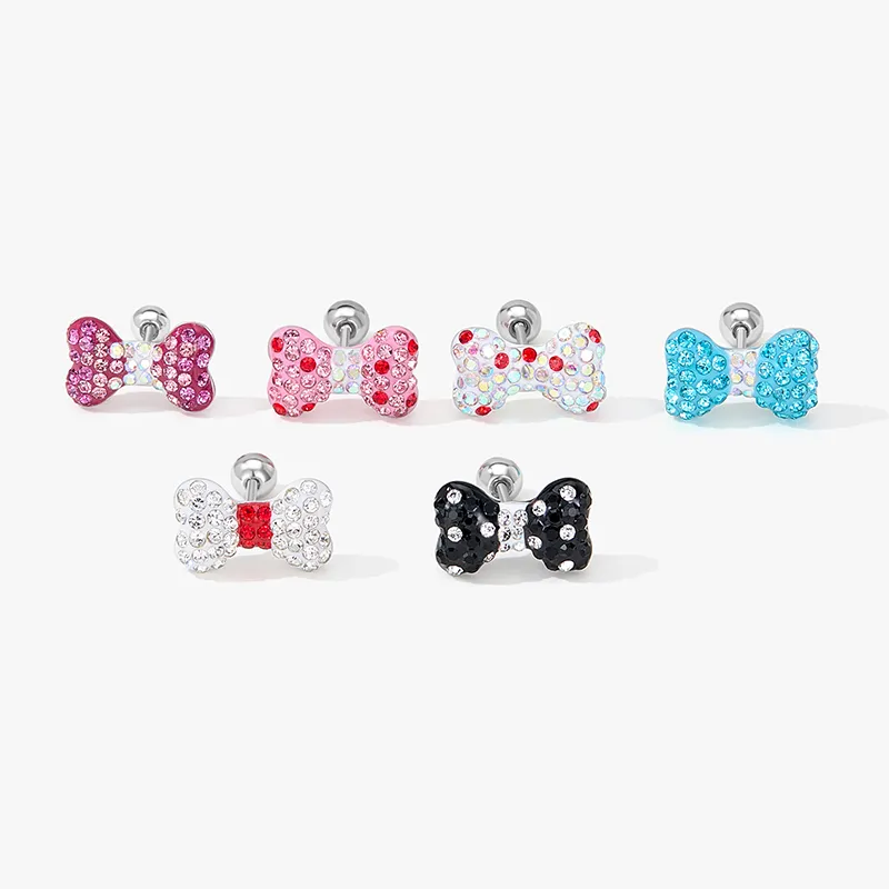 Lady Go Titanium Steel Stud Earrings Women's-5