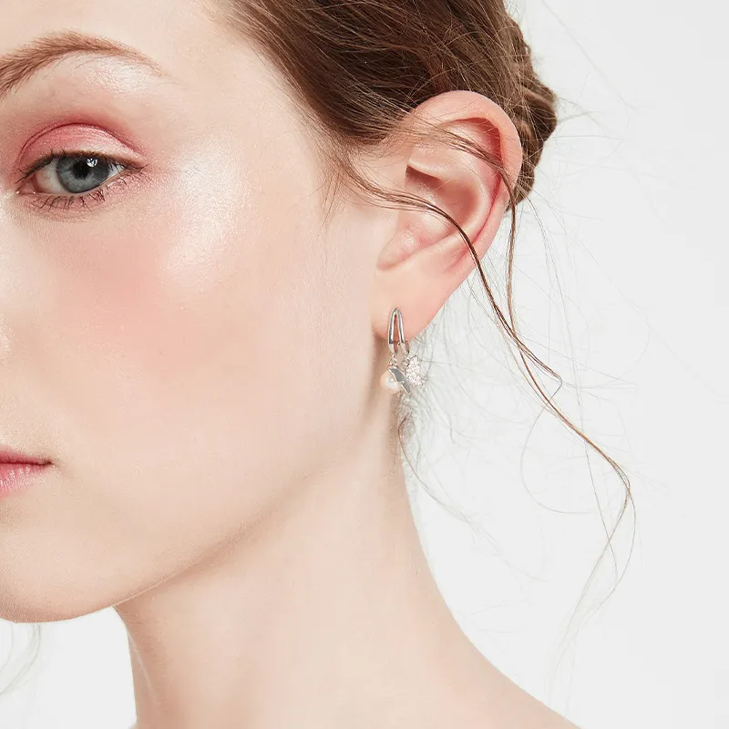 Lady Go Synthetic Zirconia Earrings Women's-5
