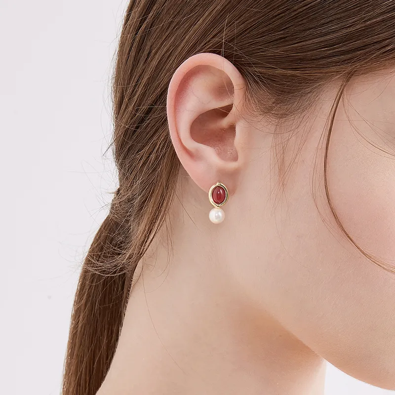 Lady Go Faux Pearl Earrings Women's-1