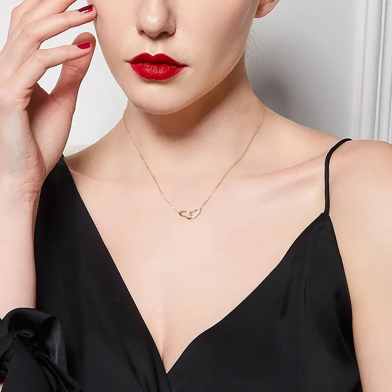 Lady Go Silver Necklaces Women's-4
