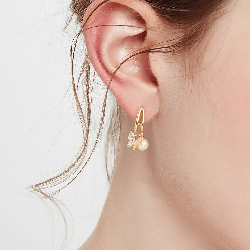 Lady Go Synthetic Zirconia Earrings Women's-3