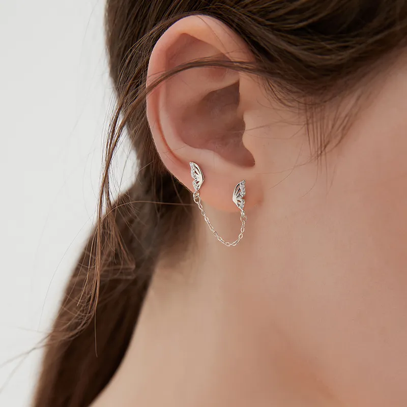 Lady Go Titanium Steel Earrings Women's-1