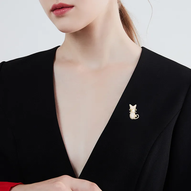 Lady Go Copper Alloy Brooches Women's-3