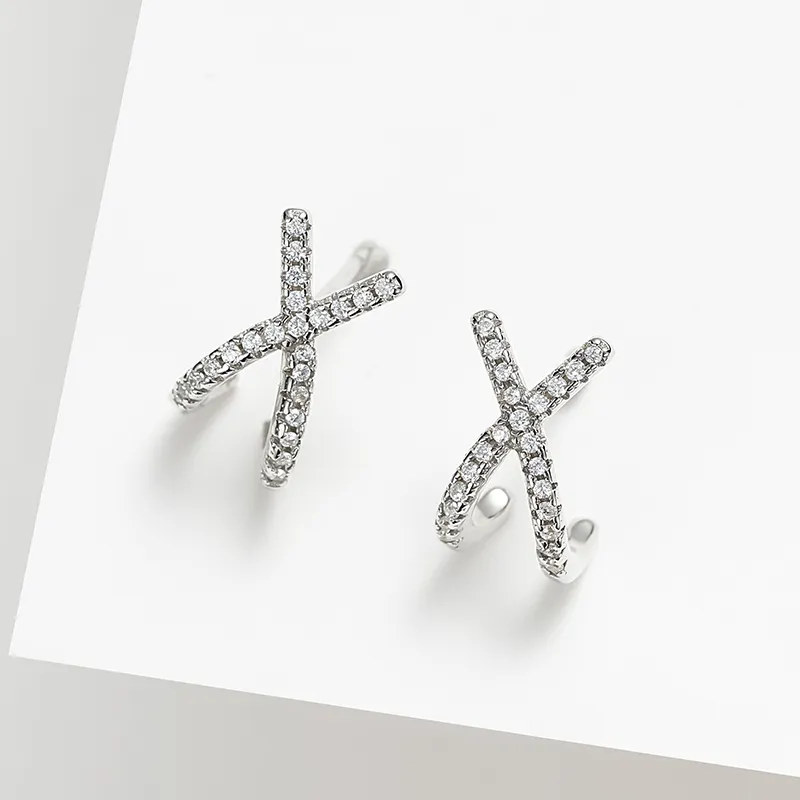 Lady Go Sterling Silver Earrings Women's-3