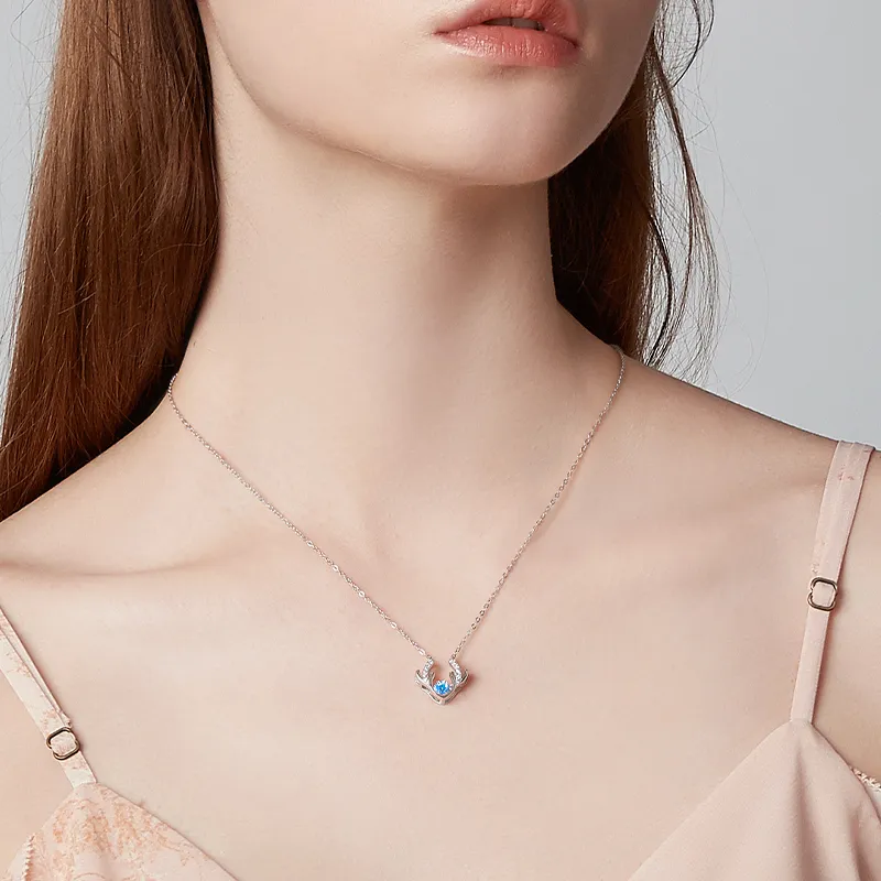 Lady Go Silver Necklaces Women's-6