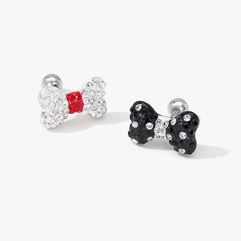 Lady Go Titanium Steel Stud Earrings Women's-11