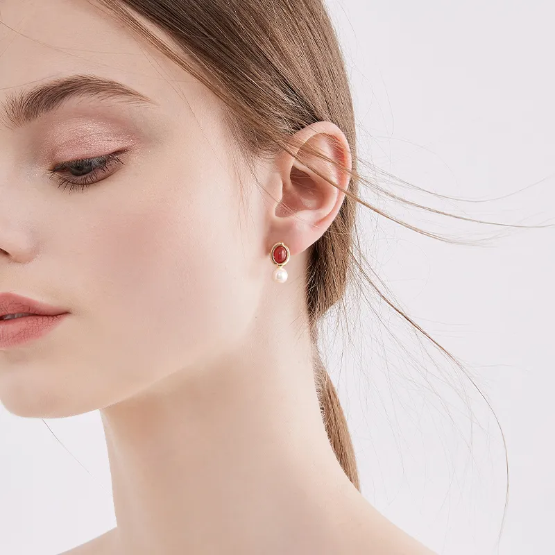 Lady Go Faux Pearl Earrings Women's-5