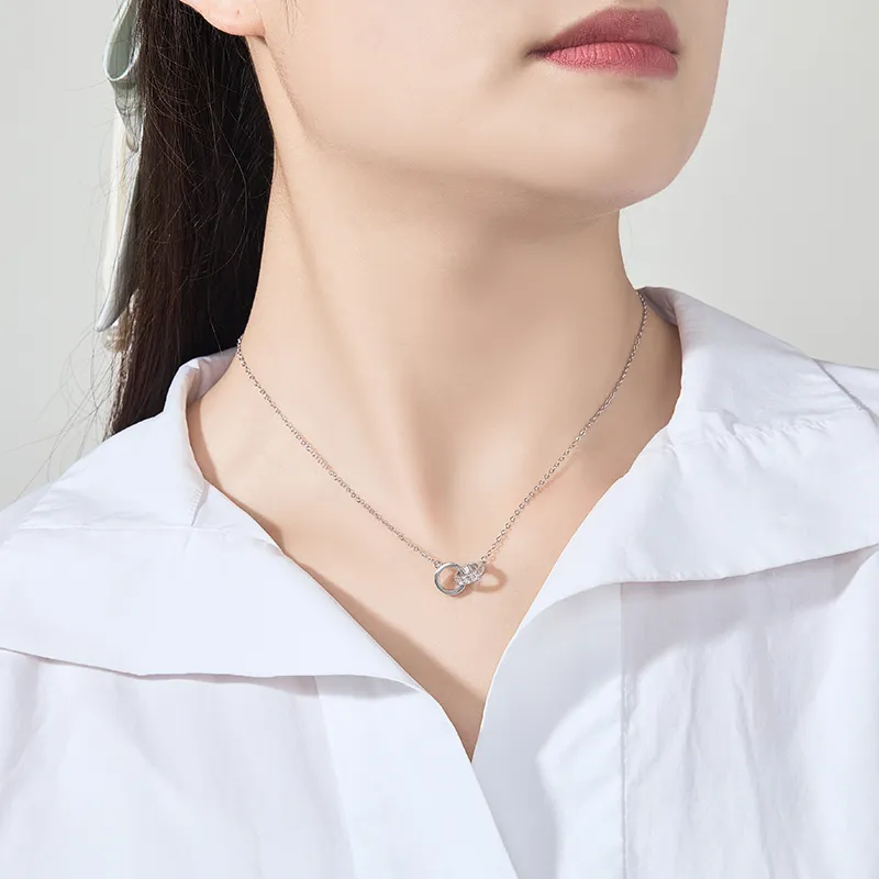 Lady Go S925 Silver Necklaces Unisex-5