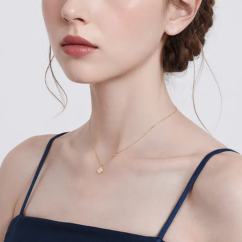 Lady Go Silver Necklaces Women's-3