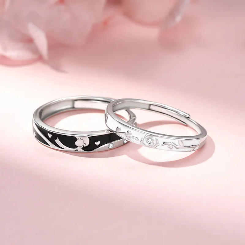 Lady Go Sterling Silver Rings Unisex-6