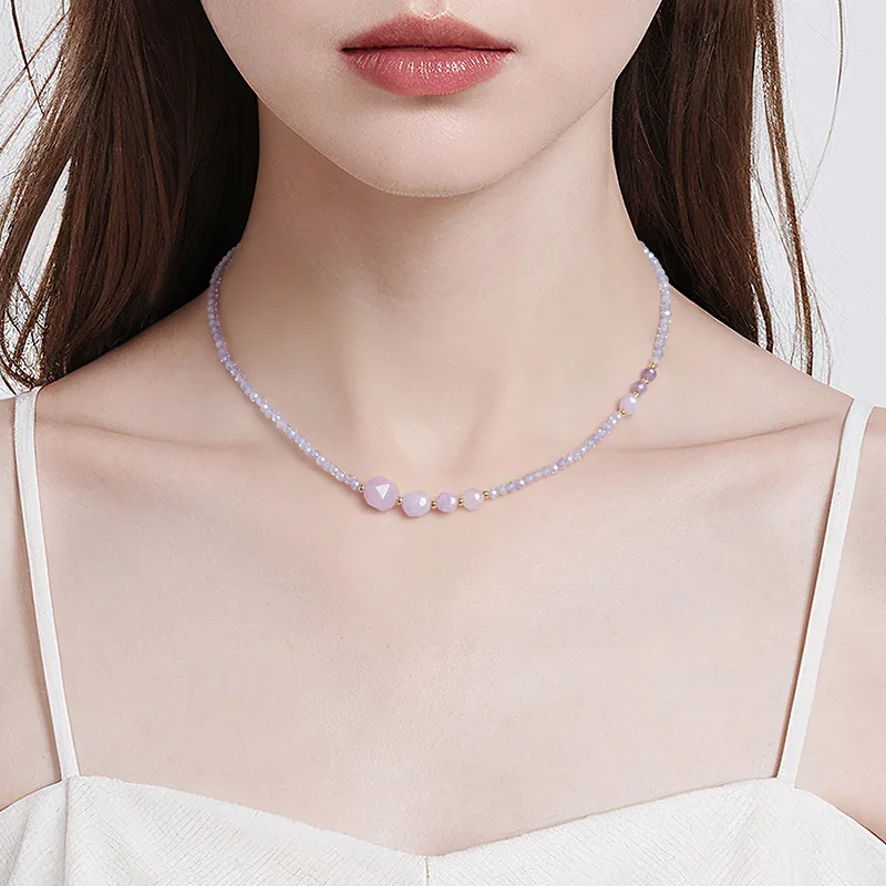 Lady Go Alloy Synthetic Stone Necklaces Women's-1