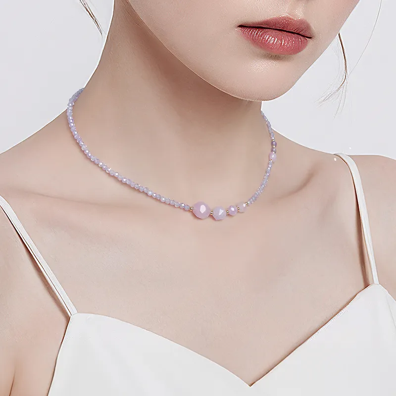 Lady Go Alloy Synthetic Stone Necklaces Women's-3