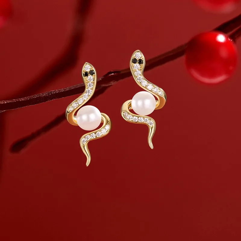 Lady Go S925 Silver Stud Earrings Women's-2
