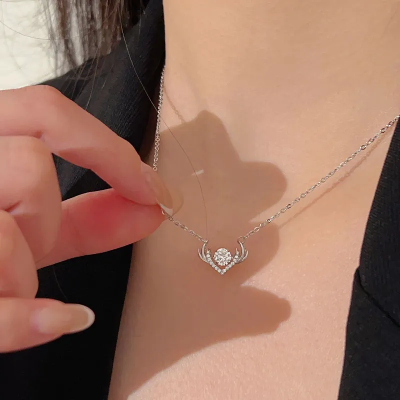 Lady Go S999 Fine Silver Necklaces Women's-3