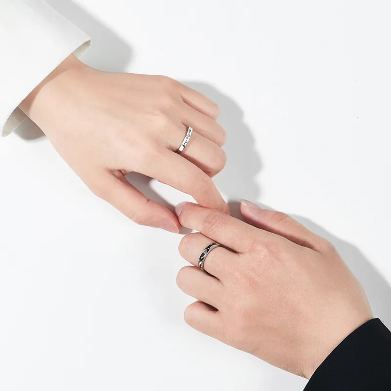 Lady Go Sterling Silver Rings Unisex-1