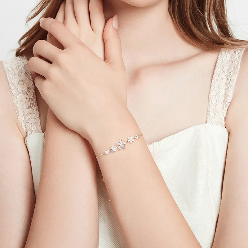 Lady Go Alloy Bracelets Women's Champagne Gold-1