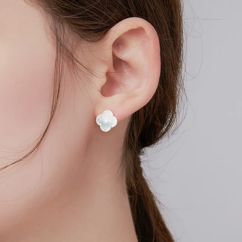 Lady Go Copper Alloy Stud Earrings Women's-5