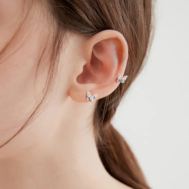 Lady Go Titanium Steel Stud Earrings Women's-10