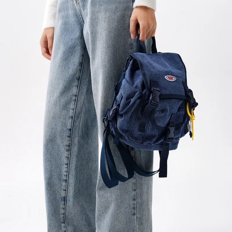 SEM/R Nylon Backpack Trumpets Women's Ecru 10301 Denim Blue 80300-2