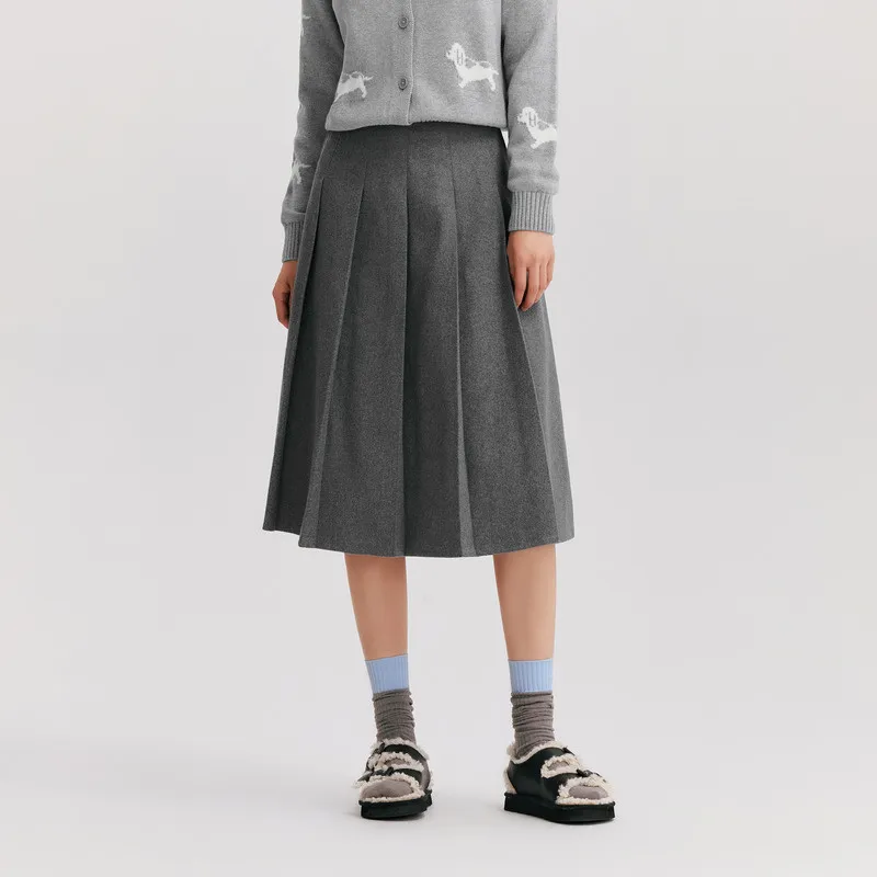 SEM/R Casual Short Skirts Women's Gray Tone-3
