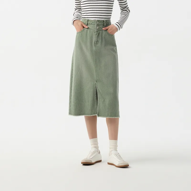 SEM/R Denim Long Skirts Women's-2