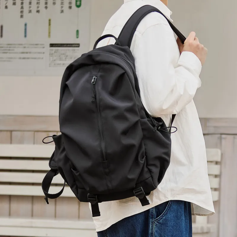 SEM/R Polyester Laptop Bag Backpack Tubas Unisex White Green Tone/Khaki/Ecru/Black-23