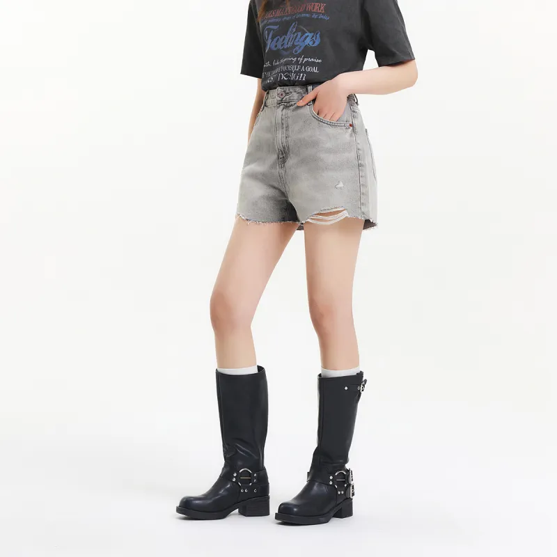SEM/R Denim Shorts Women's-4