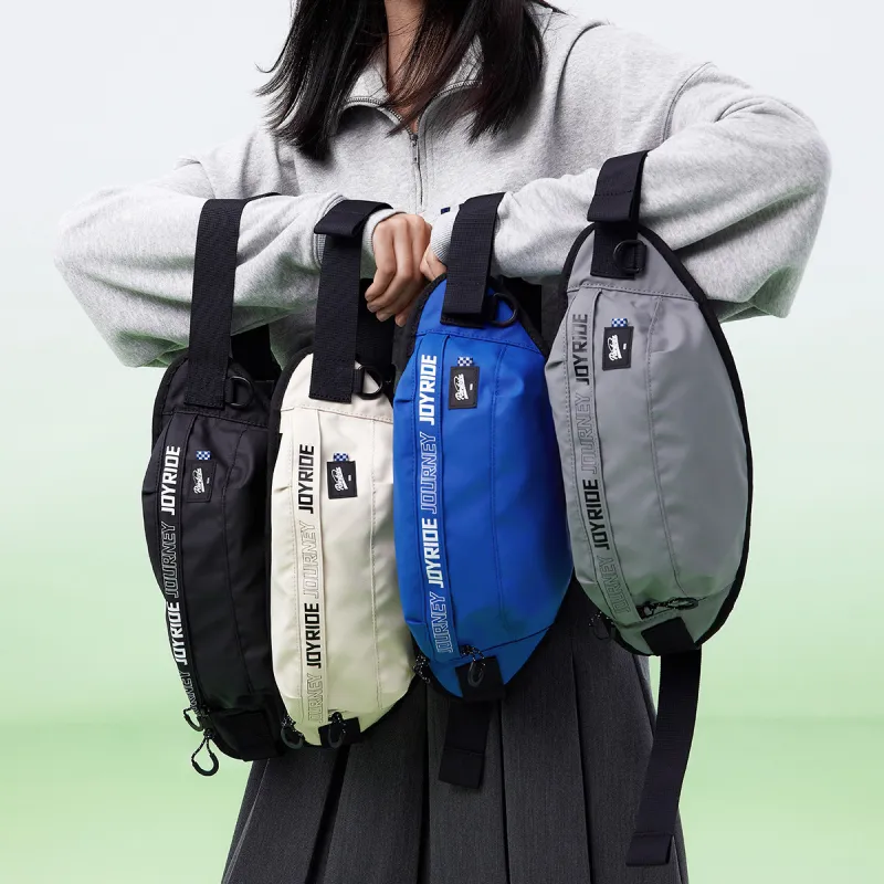 SEM/R Large Capacity Fabric Sling Bag Fanny Pack Small Size Unisex-13